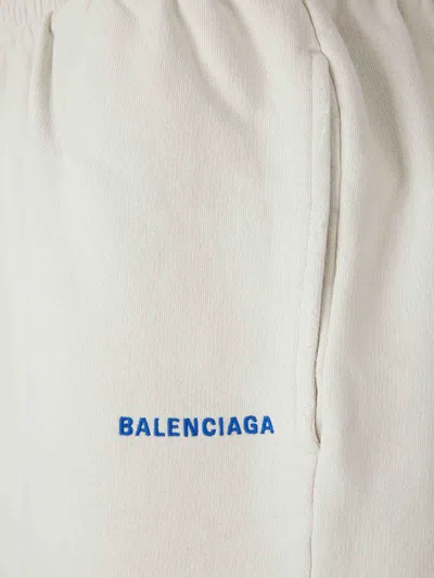 Balenciaga Sports Bermuda Shorts In White