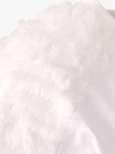 Fabiana Filippi Cotton Tulle T-shirt In White