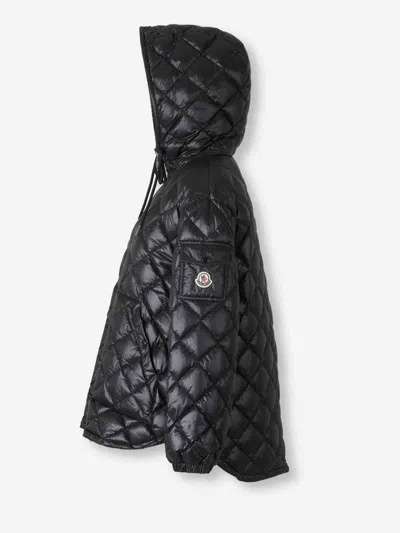 Moncler Diamond Quilted Down Jacket Puffer Jackets Black In Black