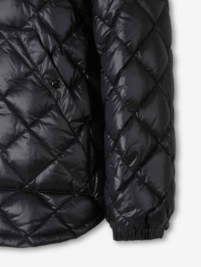 Moncler Diamond Quilted Down Jacket Puffer Jackets Black In Black