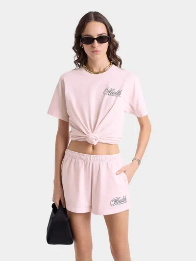 Sporty And Rich Sporty & Rich Shorts Health Script Disco