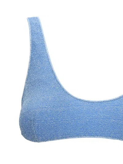 Oseree Lumiere Sporty Swimsuit In Blue