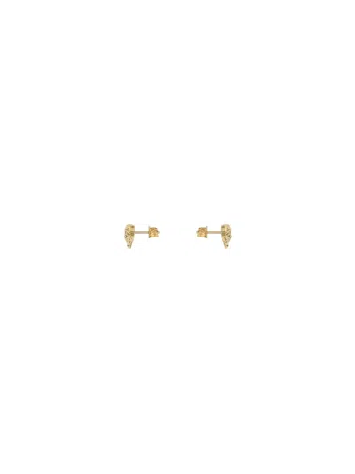 Versace Women Palazzo Earrings In Gold