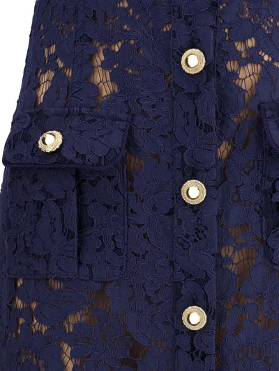 Self-portrait Dresses In Blue