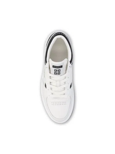 Givenchy G Move Low-top Sneakers In Calf Leather In White