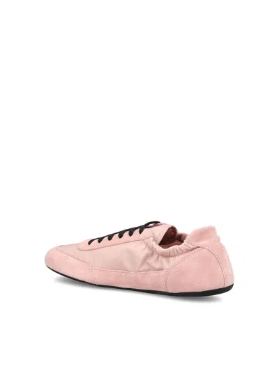 Prada Logoed Sneakers In Pink