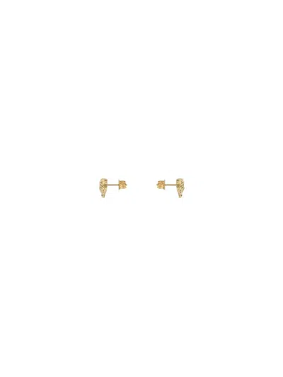 Versace Women Palazzo Earrings In Gold