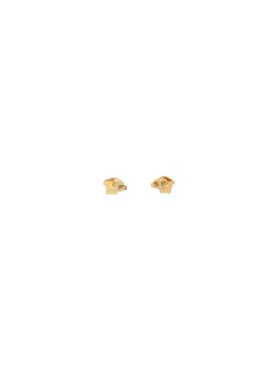 Versace Women Palazzo Earrings In Gold