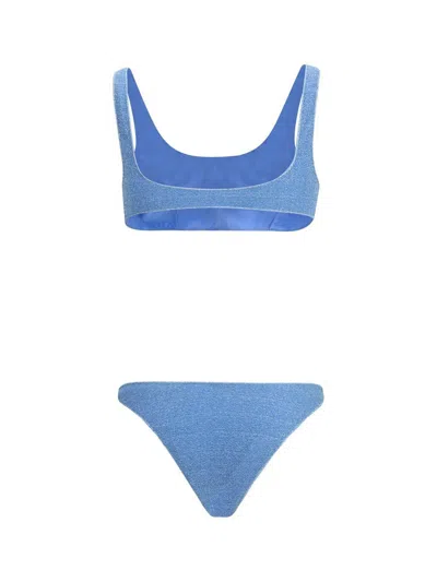 Oseree Lumiere Sporty Swimsuit In Blue
