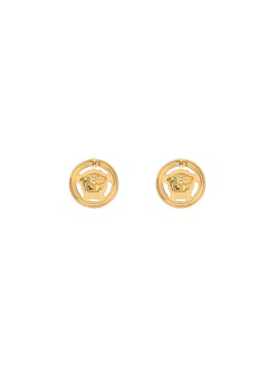 Versace Women Medusa Earrings In Gold