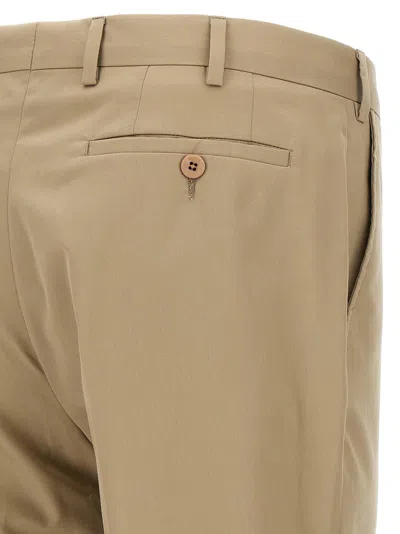 Pal Zileri Duca Suits Beige In Brown