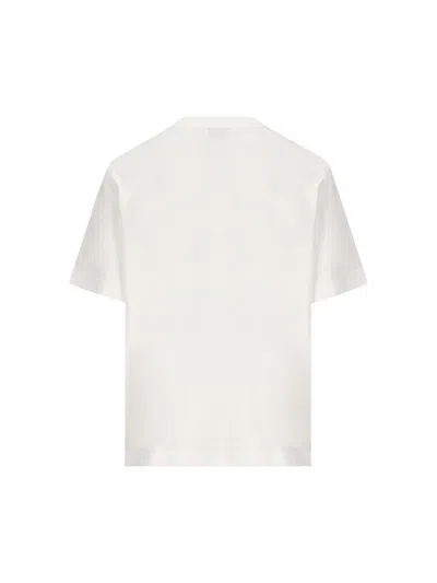 Burberry T-shirt And Polo Shirt In Neutral