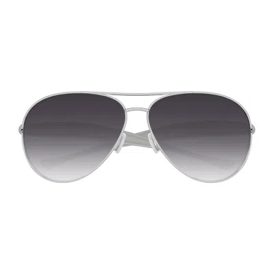 Bottega Veneta Bv1305s Linea Unapologetic 008 Silver Grey Sunglasses In Gray