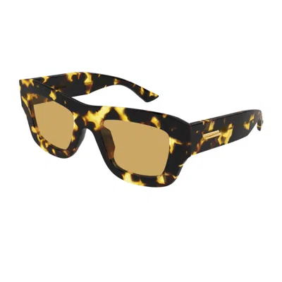Bottega Veneta Bv1357s Linea Ribbon 003 Havana Brown Sunglasses
