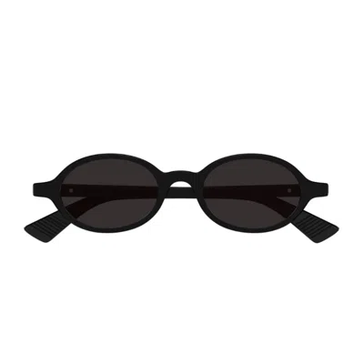 Bottega Veneta Bv1388s Linea Ribbon 001 Black Grey Sunglasses