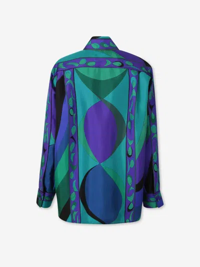 Pucci Pesci Printed Shirt In Multi