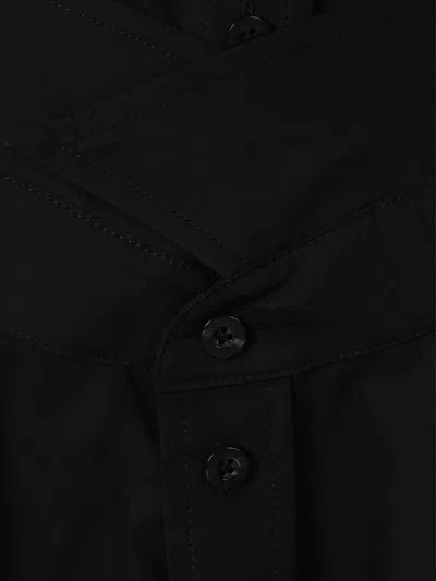 Alexander Wang Mini Shirt Dress In Black