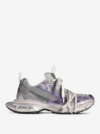 Balenciaga Multicolor Mesh And Rubber 3xl Sneakers In Gray