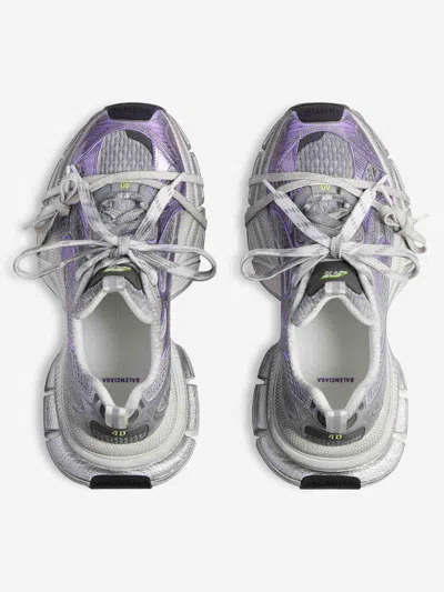 Balenciaga Multicolor Mesh And Rubber 3xl Sneakers In Gray