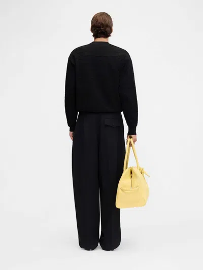 Jacquemus Le Pantalon Fernando Wool Pants In Black