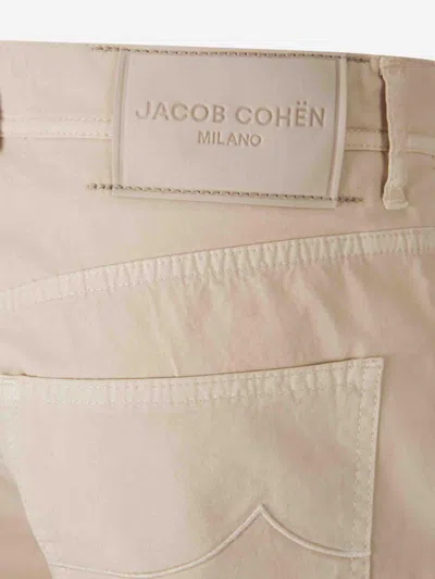 Jacob Cohen Nicolas Cotton Bermuda Shorts In Neutral