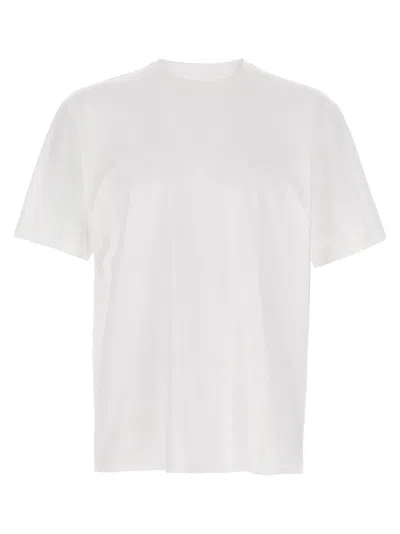 Y-3 Crewneck Graphic Print Oversize Short Sleeve T-shirt In White