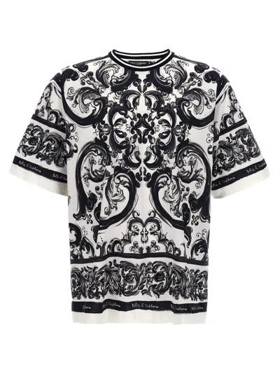 Dolce & Gabbana Maiolica T-shirt In Multi