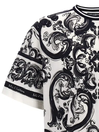Dolce & Gabbana Maiolica T-shirt In Multi