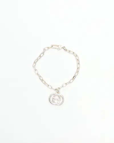 Gucci Logo Silver Bracelet