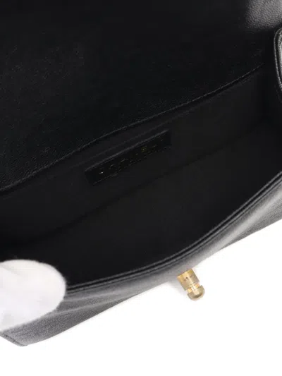 Pre-owned Chanel 2018-2019 Small Boy  Shoulder In Black