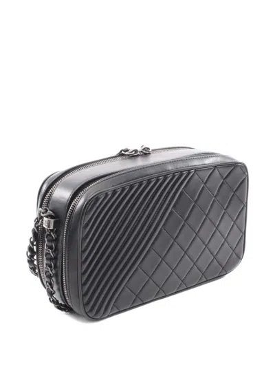 Pre-owned Chanel 2014-2015 Boy  Camera Bag In Black