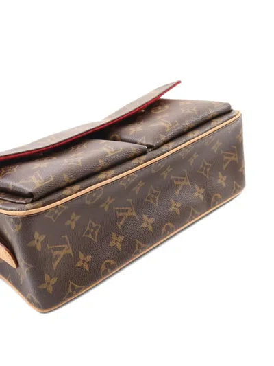 Pre-owned Louis Vuitton 2007 Vivacité Monogram Shoulder Bag In Brown