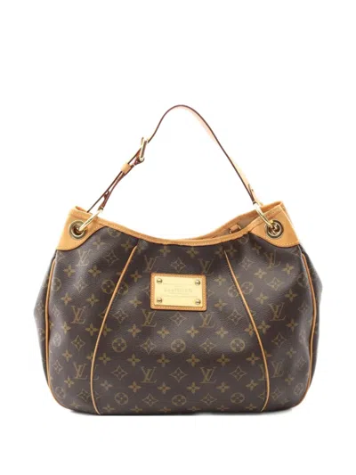 Pre-owned Louis Vuitton 2008 Galliera Pm Monogram Shoulder Bag In Brown