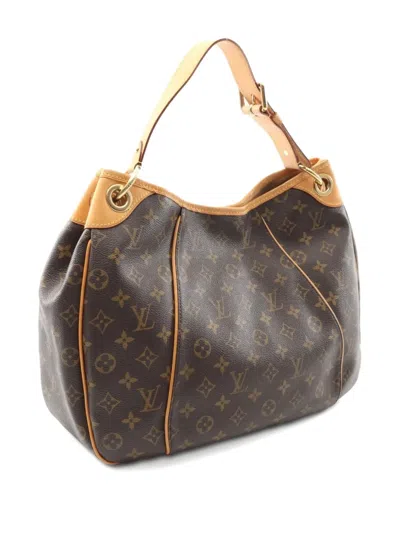 Pre-owned Louis Vuitton 2008 Galliera Pm Monogram Shoulder Bag In Brown