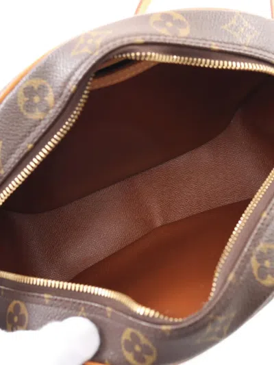 Pre-owned Louis Vuitton 2003 Blower Monogram Shoulder Bag In Brown