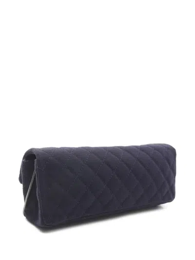 Pre-owned Chanel 2008-2009 Matelasse Union Jack Shoulder Bag In Black