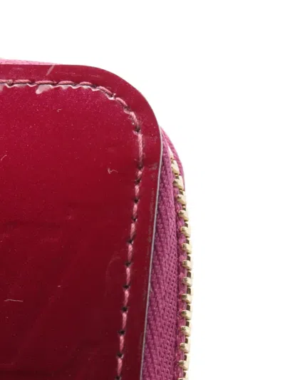 Pre-owned Louis Vuitton 2017 Zippy Wallet In Red