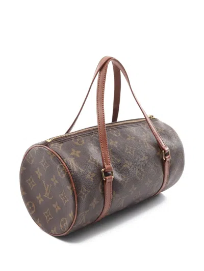 Pre-owned Louis Vuitton 1993 Papillion 26 Handbag In Brown