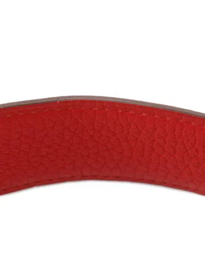 Pre-owned Hermes 2021 Lindy 30 Shoulder Bag In Red