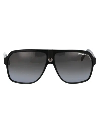 Carrera Black Acetate Sunglasses In Black