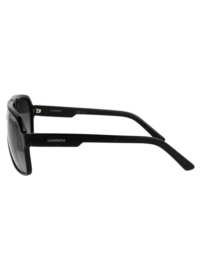 Carrera Black Acetate Sunglasses In Black