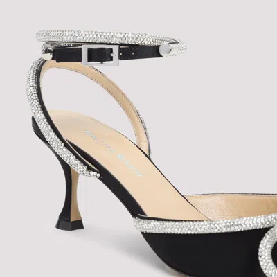 Mach&mach Mach & Mach Satin Pumps With Crystals
