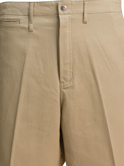 Human Made Beige Cotton Shorts In Brown