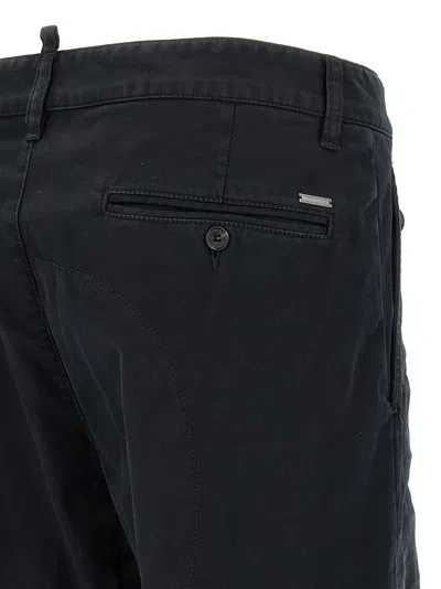 Dsquared2 Chino Pants With Pockets And Loops In Black