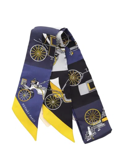 Pre-owned Hermes 2021 Voitures Exquises Silk Scarf