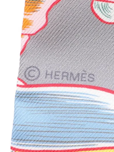Pre-owned Hermes 2021 Dress Code Ribbon Silk Scarf