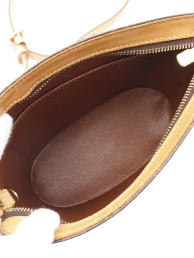 Pre-owned Louis Vuitton 2003 Druot Monogram Shoulder Bag In Brown