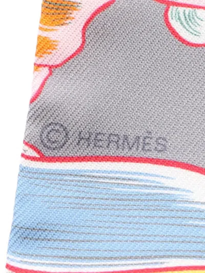 Pre-owned Hermes 2021 Dress Code Ribbon Silk Scarf