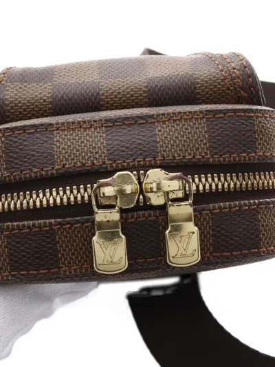 Pre-owned Louis Vuitton 2005 Geronimos Cross Body Bag In Brown