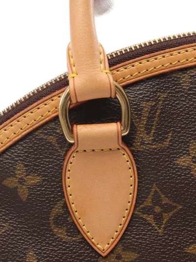 Pre-owned Louis Vuitton 2006 Lockit Monogram Handbag In Brown